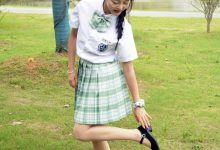 初夏女神 NO.101 双双 雪松JK套[140P+1V／5.53GB]-秀人美女