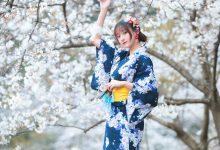 冬马路纱 No.005-樱园浴衣 [9P-133MB]-秀人美女