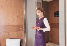 陆萱萱性感紫色空姐拍摄花絮 [2V-2.5G]-秀人美女