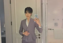 陆萱萱紫色制服拍摄花絮 [3V-1.69G]-秀人美女