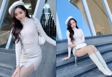 王馨瑶 杏色毛衣皮裙 拍摄花絮 [112P+1V-1.37G]-秀人美女