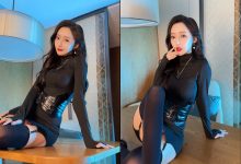 王馨瑶 黑色紧身吊带袜蓝光  拍摄花絮 [88P+1V-1.06G]-秀人美女