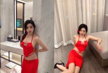 王馨瑶yanni 红色裙子 拍摄花絮 [1V-570MB]-秀人美女