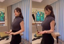 小海臀Rena性感黑色短裙拍摄花絮 [77+1V-1.5G]-秀人美女