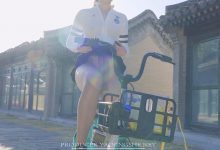 [妖精社] 2020.01.08 H2001《美丝自行车》盈盈 [1V/187M]-秀人美女