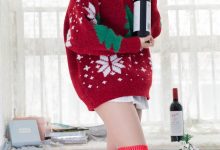 [IESS异思趣向]2019.12.25 丝享家645 婉萍 红酒与圣诞节 [88P]-秀人美女