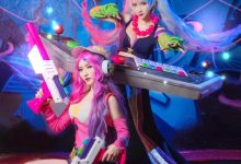 LOL性感诱惑女枪cosplay图片-秀人美女