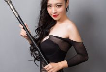 [GIRLT果团网] 2017.10.28 No.085 白色蕾丝&黑色连体网袜 [52+1P]-秀人美女