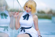 瓜希酱 NO.021 贞德三周年白裙德 [20P-80MB]-秀人美女