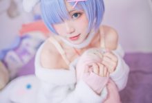 花柒Hana -  蕾姆绵羊 [9P-12MB]-秀人美女