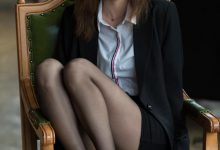 IESS异思趣向 秋秋 偏爱红色高跟鞋 [95P]-秀人美女