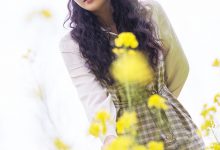 [TouTiao头条女神] 2020-04-20 钟晴 油菜花的晴天-秀人美女