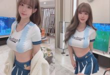 朱可儿阿根廷球衣拍摄花絮 (一) [1V-1.37G]-秀人美女