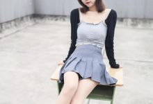 丝慕写真 SM288 米朵 《天台玩丝两姐妹》-秀人美女