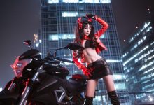 Sakiiii翎柒 - NO.10 机车凛 [9P-76MB]-秀人美女