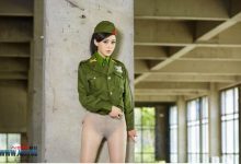 爱丝钻石套图 F6035 性感美丝小特务 66P-秀人美女