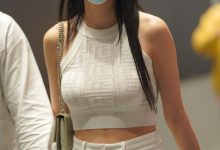 都市丽人立体镂空针织背心吊带气质美女 [211-2.53G]-秀人美女