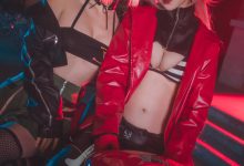 铁板烧鬼舞w -  NO.005 黑贞黑呆双人[23P-353.6M]-秀人美女