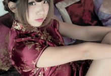 中華娘娘之红色旗袍与美腿高跟[28P/42M]-秀人美女