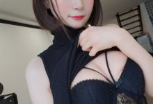 Coser小姐姐白银 – 黑色包臀裙[35P40.5M]-秀人美女