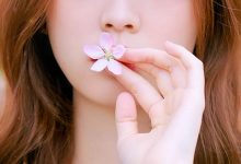 清新美女唯美迷人花海写真图片-秀人美女