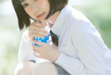 日系清纯美女学生制服养眼图片-秀人美女