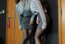 [IESS异思趣向] 2023.03.08 丝享家 1384 小婕《灰裙亮丝》[86P-94.8M]-秀人美女