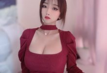 鬼畜瑶在不在 – 红色毛衣[50P+2V／102MB]-秀人美女