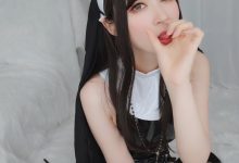 Coser小姐姐白银 - 皮衣修女 [95P6V-654MB]-秀人美女