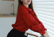 [IESS异思趣向] 2022.09.02 丝享家1195：小婕《红色暗示》[96P／116MB]-秀人美女