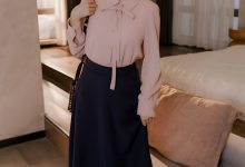 雪晴Astra –  肉丝通勤OL[71P+1V-1.37G]-秀人美女