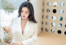 袁圆《品茶》原版写真 [86P-1.18G]-秀人美女