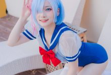 幼愛Youmeko –  蕾姆泳装 [18P-49MB]-秀人美女