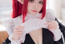 九柒喵 –  魅魔利兹[40P-148.9M]-秀人美女