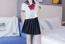 BoBoSocks袜啵啵 No.548 糯米-运动鞋、堆堆袜套、薄白丝、jk制服[145P-1V-6.09G]-秀人美女