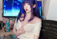 桜桃喵 - 雷电将军同人 [11P-86.6MB]-秀人美女