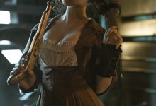 蠢沫沫 - NO.194 蒸汽少女 [110P-1.05GB]-秀人美女