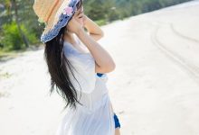 [TGOD推女神]2014.12.31 沙滩仙子 绮里嘉Ula 沙巴旅拍第3弹 [50+1P／187M]-秀人美女