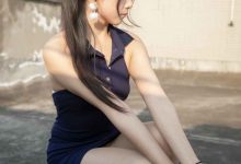 [电喵女神] 灵唯 天台 [77P1V735M]-秀人美女