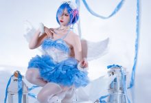 二佐Nisa — 蕾姆天使 [15P-201M]-秀人美女