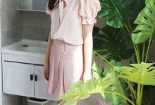 初夏女神 NO.015 十一 粉色S码休闲JK搭白色高跟鞋[97P+1V／6.40GB]-秀人美女