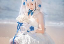 可爱人气Coser面饼仙儿 - 拉菲婚纱 [14P-98MB]-秀人美女