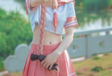 海藻酸钠 - NO.01 阿福jk [9P-64MB]-秀人美女