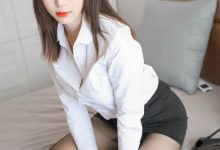 斗鱼主播w黑米粥w - 制服OL [34P-130MB]-秀人美女