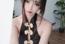 白嫩美少女鬼畜瑶 - 黑色短款旗袍 [35P1V-131MB]-秀人美女