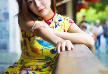 GIRLISS丽丝映像 - 梁冰 黄色的旗袍丝 [77P-1.68GB]-秀人美女