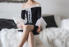 丝慕写真 特写集 TX023《新模的灰丝特写》-秀人美女