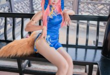 [南桃Momoko]玉藻前旗袍-秀人美女