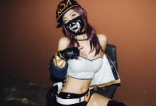 Mona  - Akali (KDA) - Moon Night Snap [32P-589MB]-秀人美女