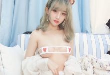 过期米线线喵 兽耳 白色 [18P 2M]-秀人美女